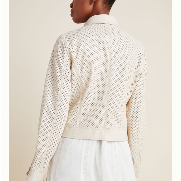 Imelda Perforated Moto Jacket - Picture 3 of 10